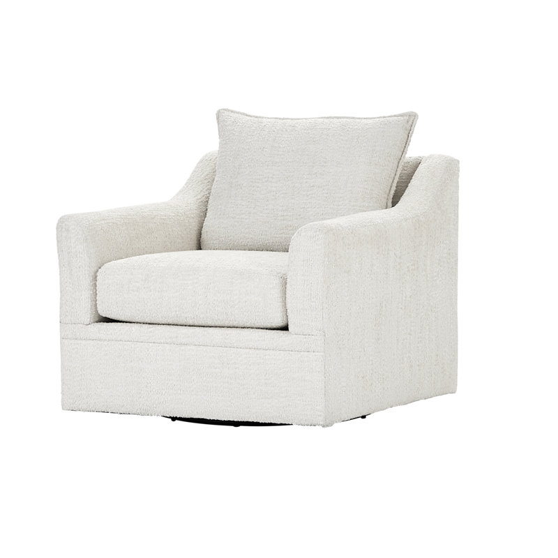 12700 Fauteuil pivotant, porcelaine Snuggy, Blanc