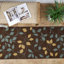 Tapis floral brun / bleu Arroya-22249185