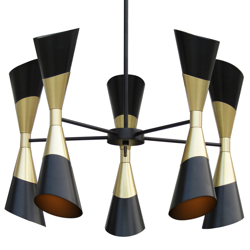 Lustre linéaire spoutnik 10 lumières Luecille