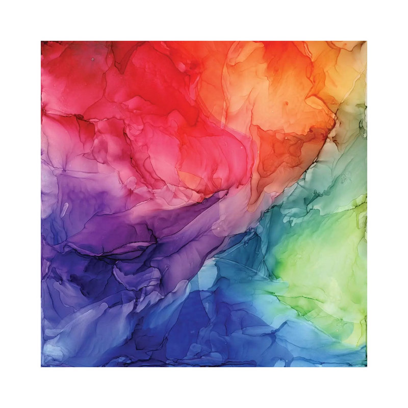 Roygbiv by Elizabeth Karlson - Painting on Canvas, 93.98cm H x 93.98cm W x 3.81cm D, Wrapped Canvas