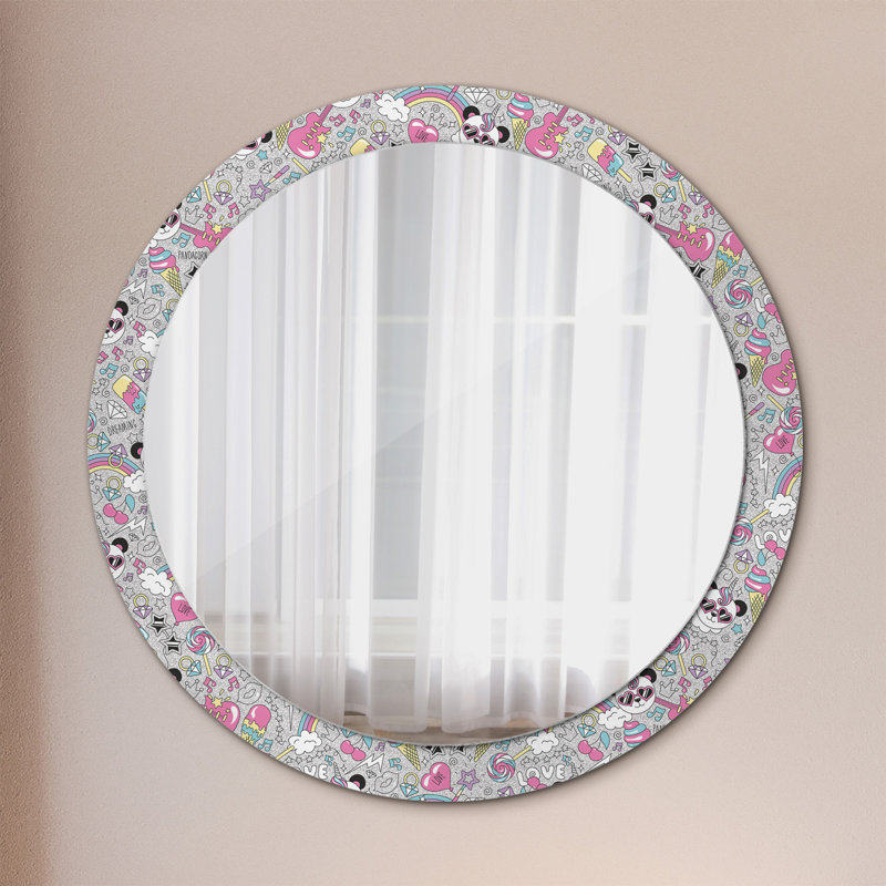 Huldar Glass Flat Wall Mirror