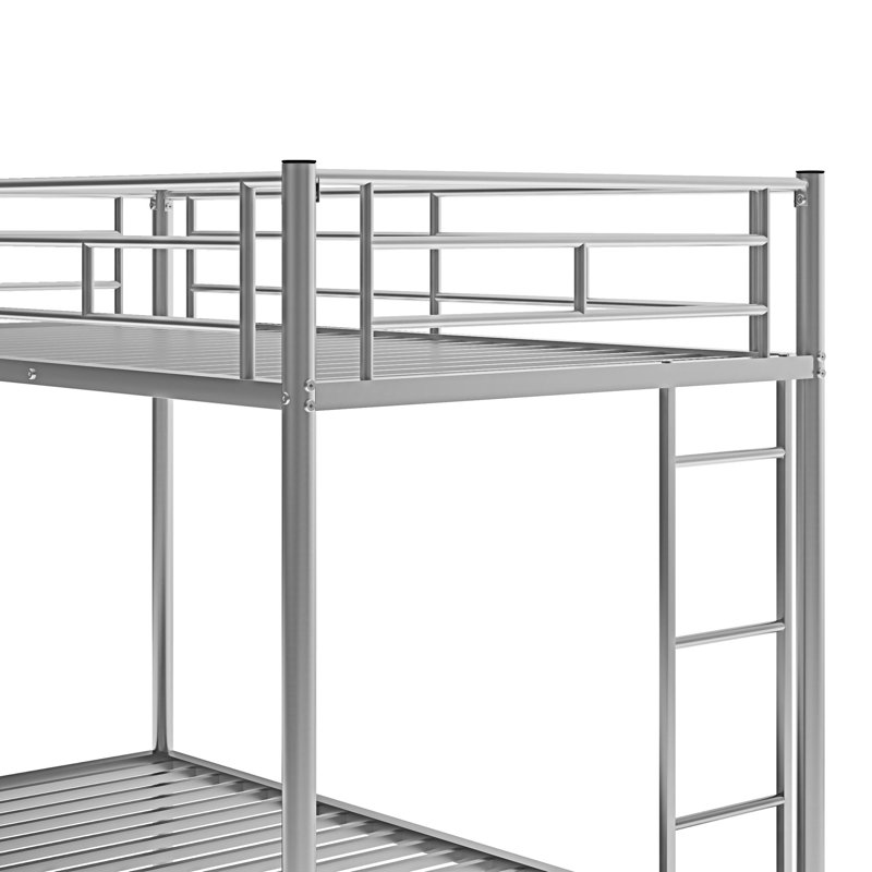 Bunk Bed With Trundle, Silver