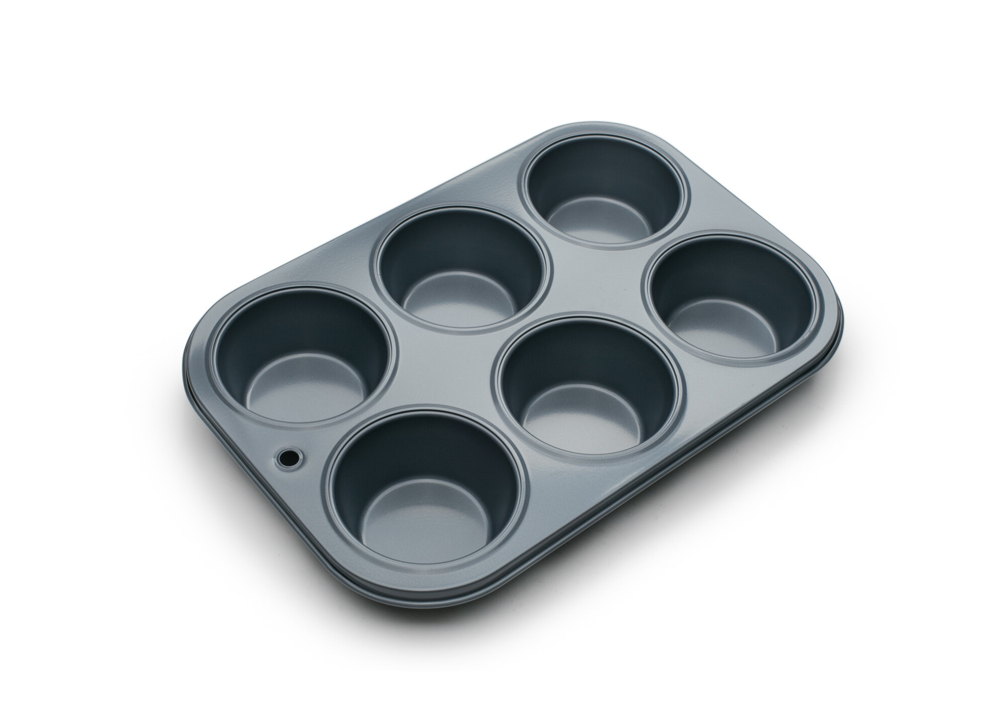 Glad 6-Cup Square Jumbo Non-Stick Muffin Pan -Gold
