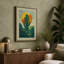 Desert Saguaro at Sunset Botanical - Wrapped Canvas-131761894-131761904