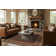 Tapis brun/noir en laine wheeler Cirro