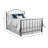 Garden Queen Metal Bed