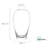 Kahle - Oxford Vase - Large - Clear-1441114736