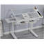 Hand Crank Adjustable Drafting Table Drawing Desk With 2 Metal Drawers (White)With Stool-364793329