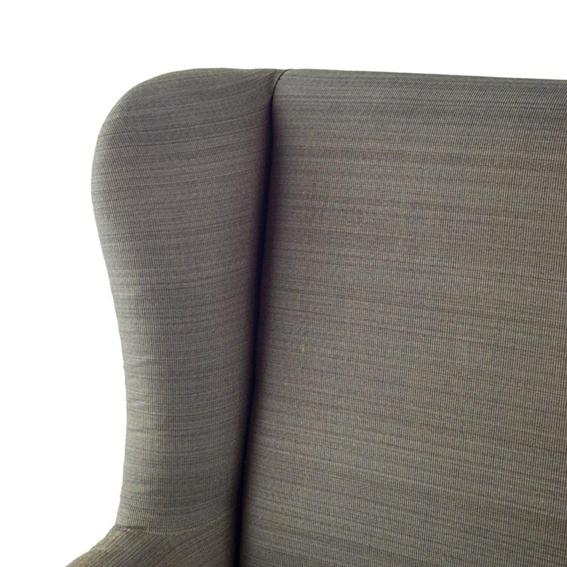 Canapé à jupe - 52 po x 31 po x 43,5 po - crème, Polyester taupe