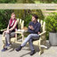 Banc de jardin Outsunny