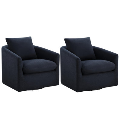 Menta Upholstered Swivel Accent Chair