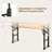 66.5'' Solid Wood Rectangular Adjustable Folding Table