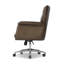 Fauteuil de direction en cuir véritable Savita-124527391
