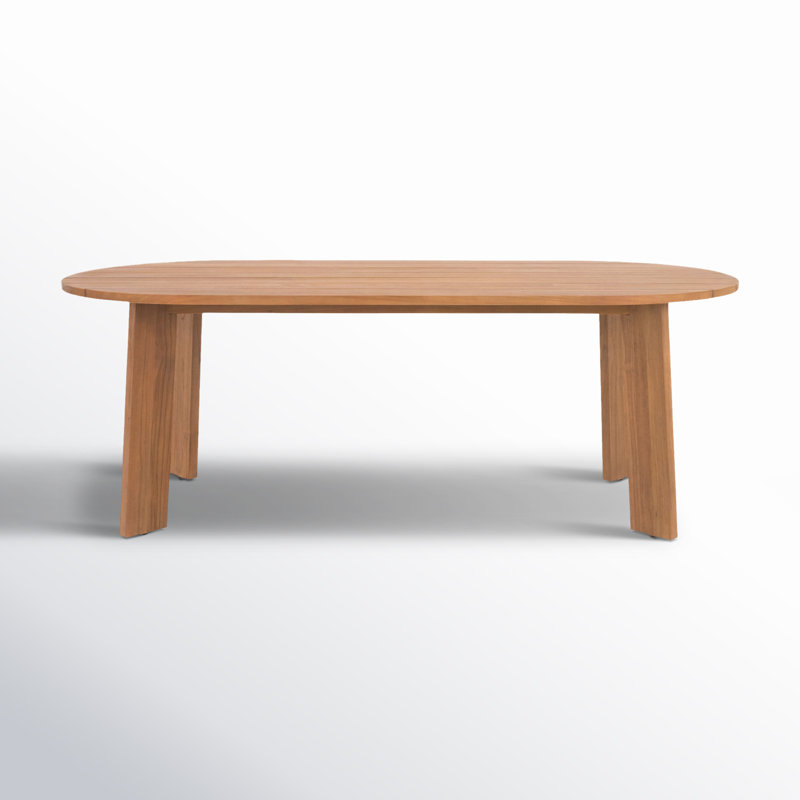 Delta Oval Outdoor Dining Table Natural, Natural