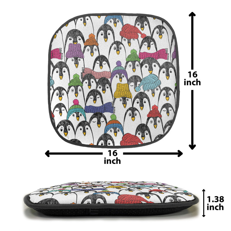 Coussin de siège papillon