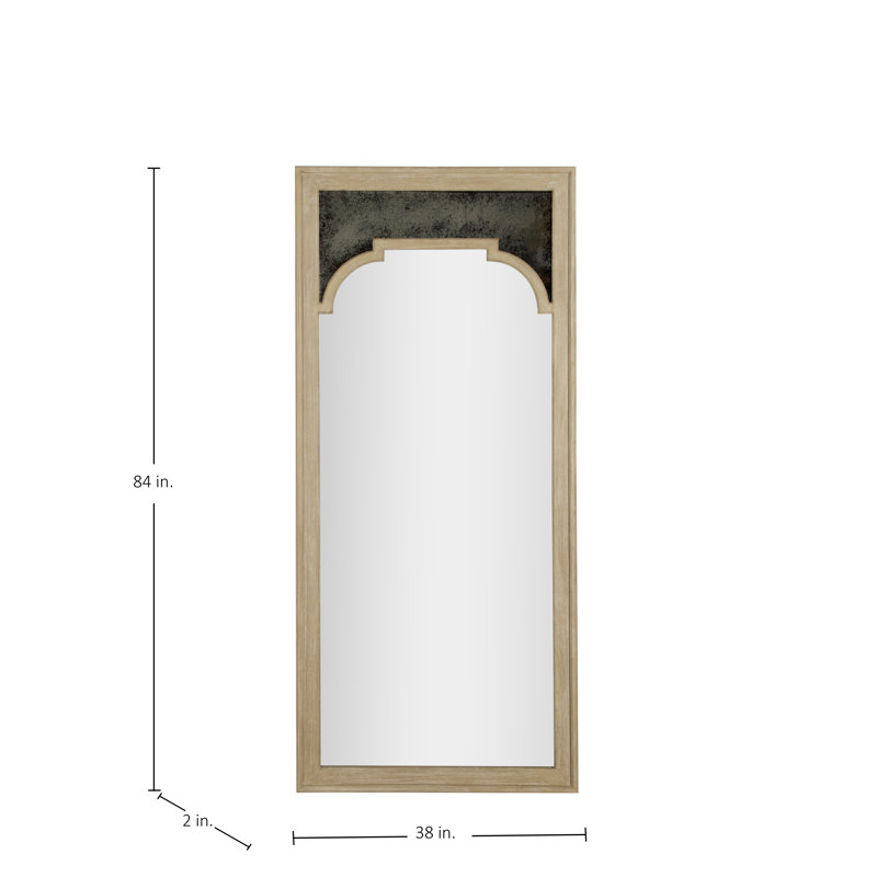 Windsor Rectangle Floor Mirror - Drift, 84 In. H X 38 In. W X 2 In. D
