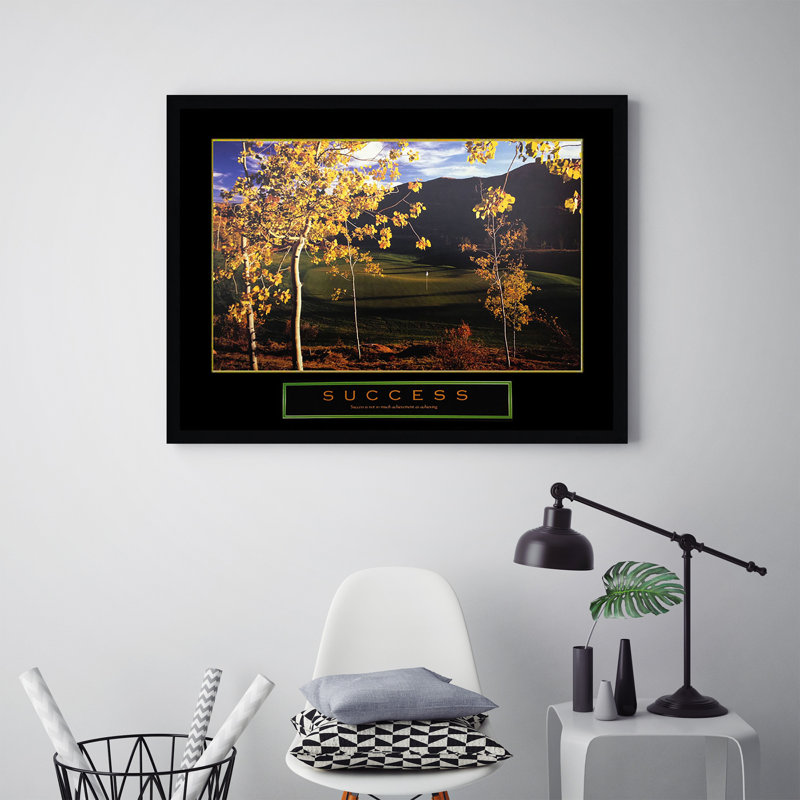 « success golf course », impression encadrée