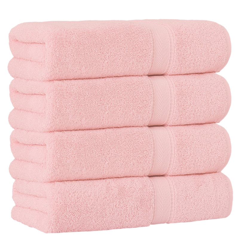 Sinemis Super Plush Bath Towel, Pink