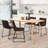 Faux Leather Upholstered Metal Side Chair-64827230