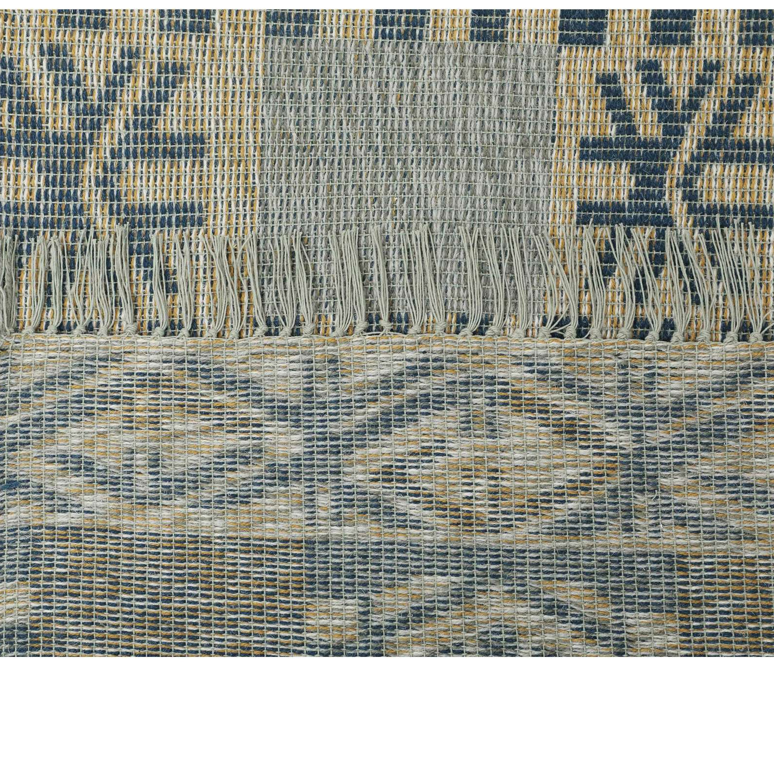 Westwood Flatweave Geometric Wool Rug, Runner 2'6" x 8'