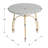 Altesa French Bistro Outdoor Table, Round Outdoor Coffee Table for Patio Balcony Garden-117220372