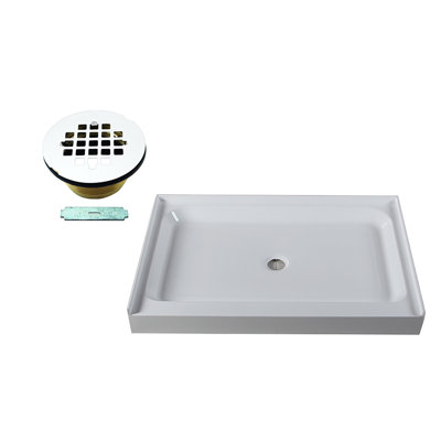 48'' W 36'' D Rectangular Single Shower Base