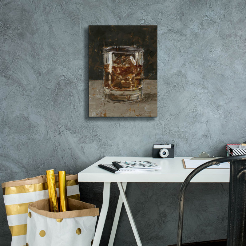 «The Hard Stuff 1» par Ethan Harper, art mural sur toile, H 16 po x l 12 po x P 0,75 po