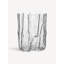 Crackle Handmade Glass Table Vase