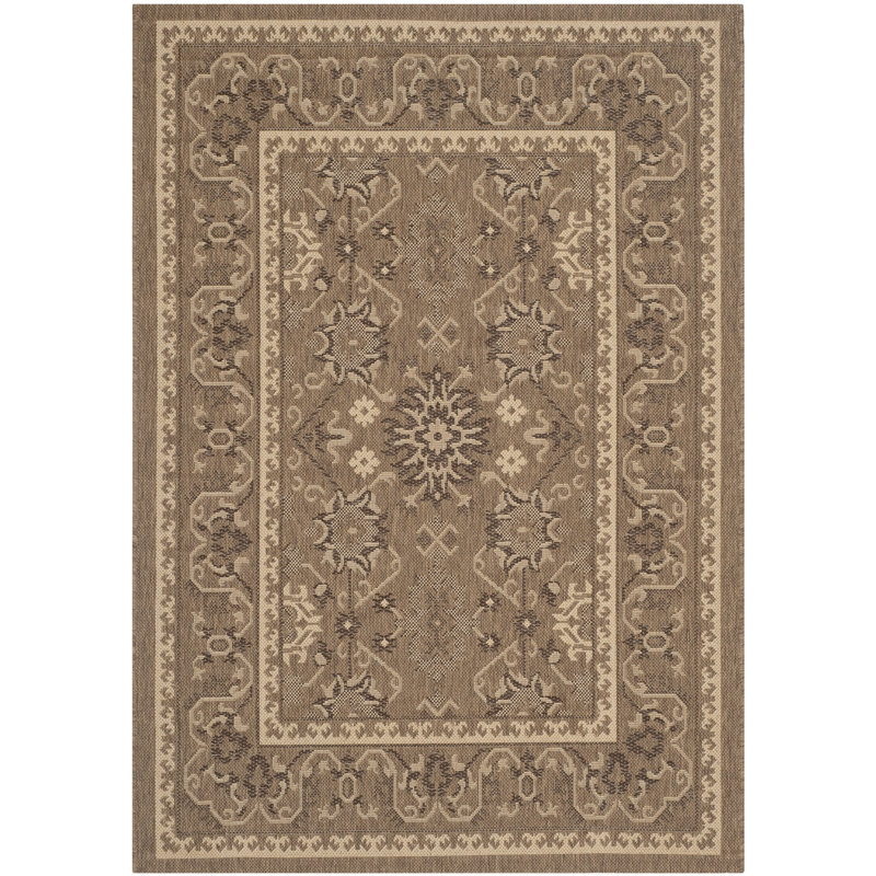 Tapis oriental d'intérieur / extérieur Cherene Performance, Rectangle 2 pi 7 po x 5 pi