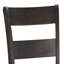 Chaises d'appoint à dossier en noyer vieilli