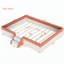 Grand lit de plancher tapissier avec clôture-348259153-348259167