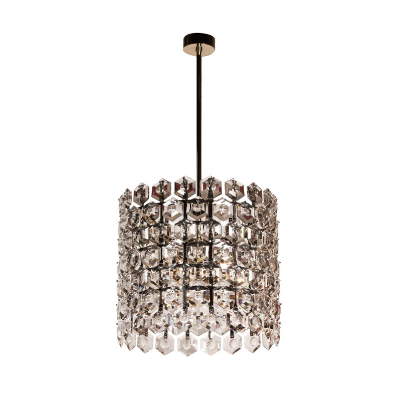 Bellaza Chandelier, 22" H x 24" W x 24" D, Polished Brass