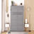 Full Size Murphy Bed Wall Bed,Gray