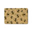 Paillasson moutarde jaune à motif d'abeilles 24 "x 36" pour porte d'entrée