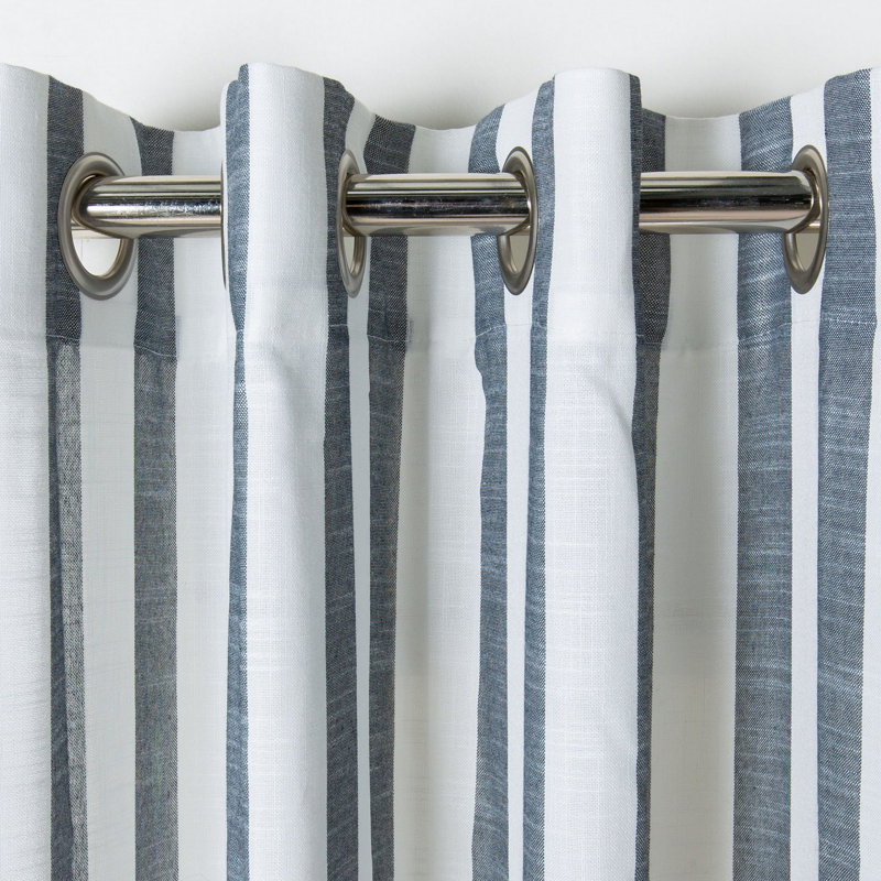 Matt Semi Sheer Curtain Single Panel, 52" W x 84" L