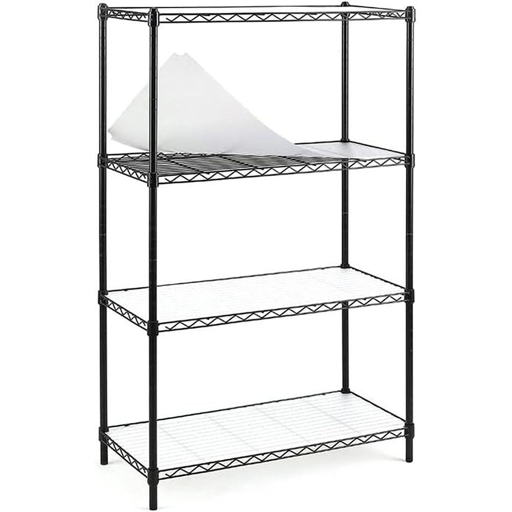Rebrilliant 4-Shelf Wire Shelving Rack With 4-Shelf Liner... - Wayfair ...
