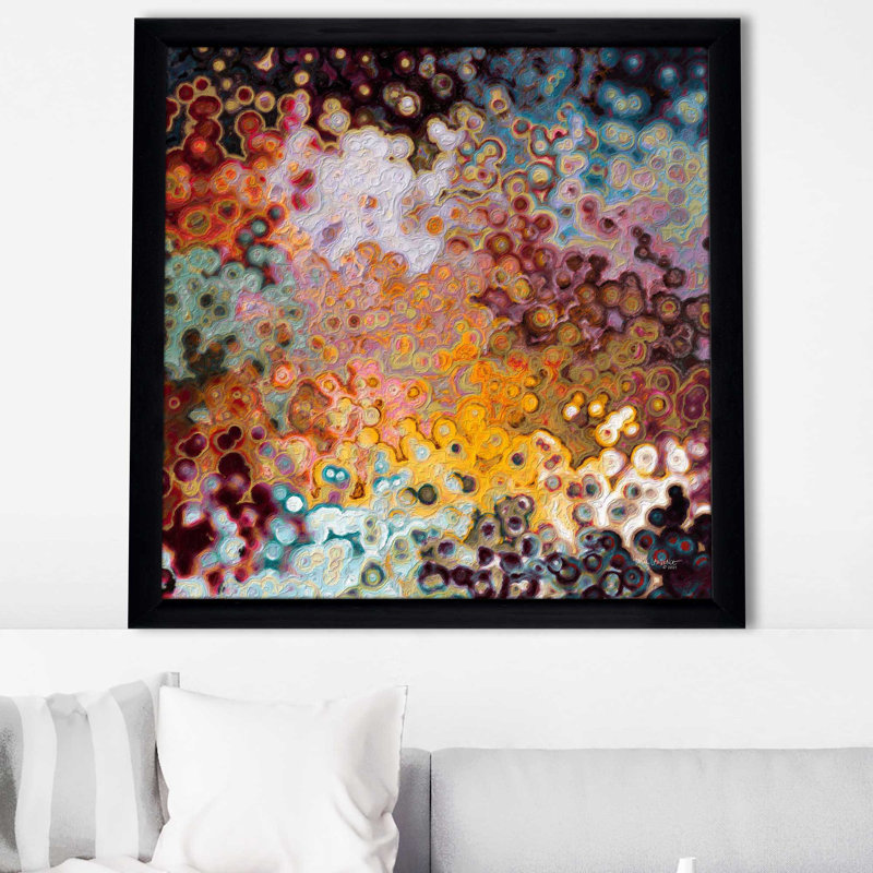 "Proverbes 16: 3 il établit mes pensées (horizontal)" par Mark Lawrence, reproduction sur acrylique, Cadre noir
