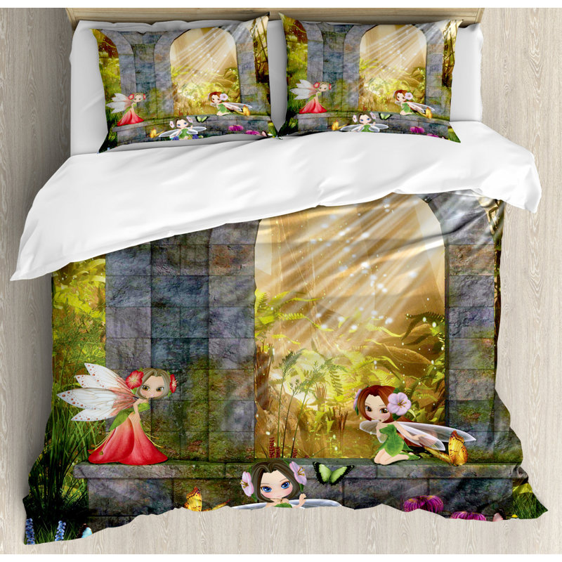 Polyester Floral Duvet Cover