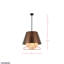 Luminaire suspendu 6 lumières Rock On - Brontourage / noir mat