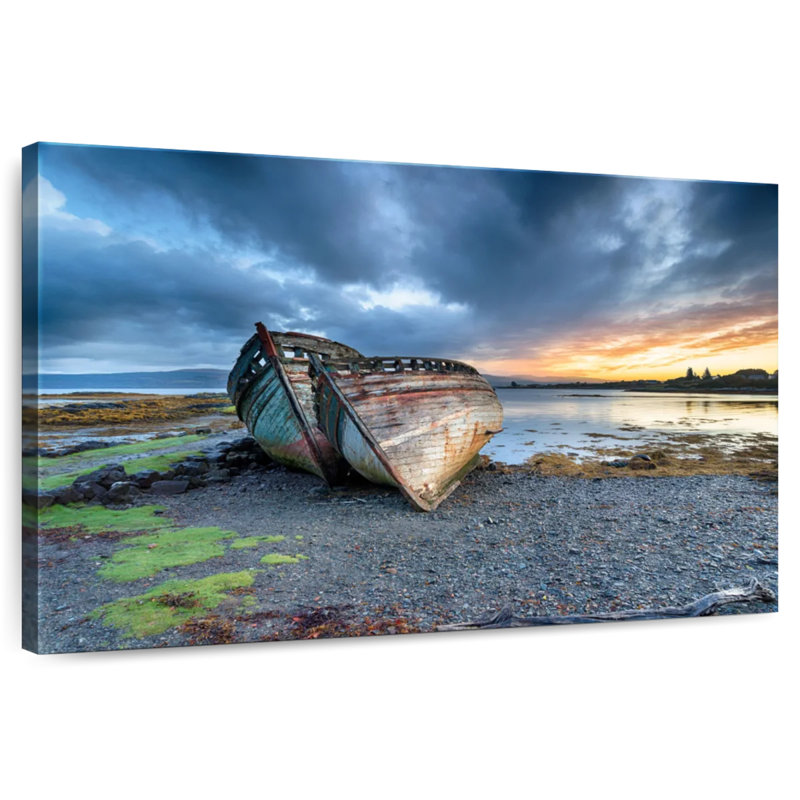 Mehar Isle Of Mull Shipwreck, 26" H x 39" W