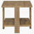 Square End Table With One Open Shelf