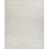 Cavallo Modern handloomed Nylon/Wool Silver Area Rug