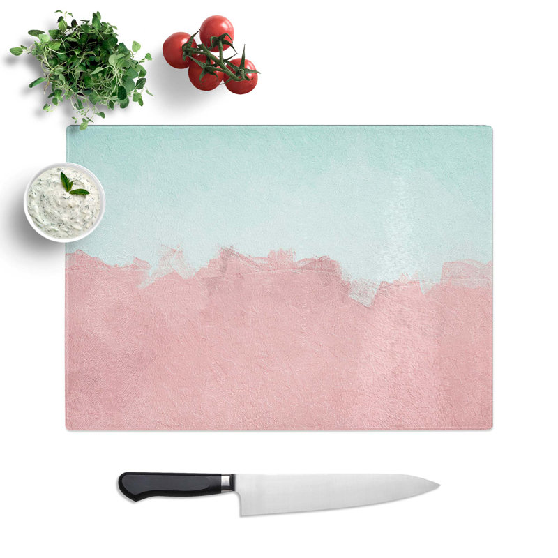 Tempered Glass The Sand Dunes in Southern California in Abstract Chopping Board, 39 cm W x 28.5 cm L