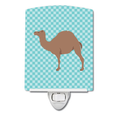 Camel Check Ceramic Night Light