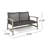 Durable Outdoor Loveseat With Weather-Resistant Cushions, Perfect For Patio And Garden Relaxation.-1481408958
