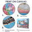 Tortue dans le récif de corail II - Ensemble de décoration murale tortue-270706803-270706690-270706696