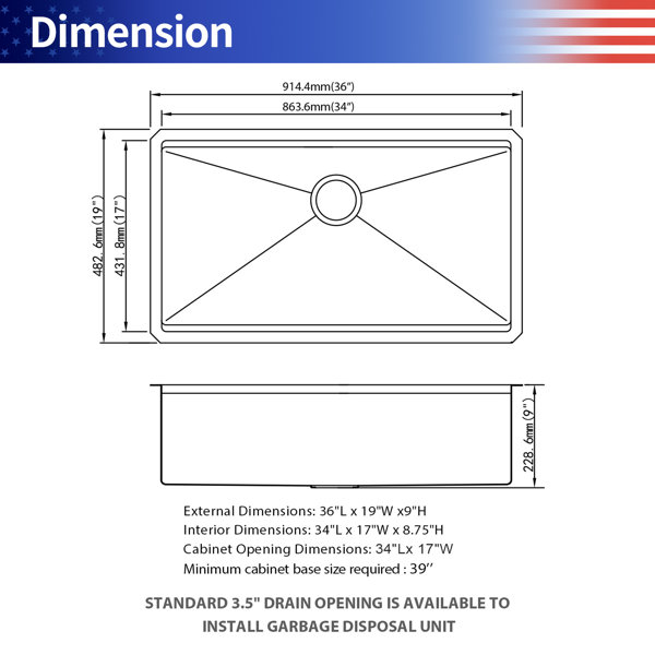 Dimensions du produit