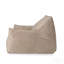 Fauteuil à billes en velours de coton avec accoudoirs, taupe-672571257