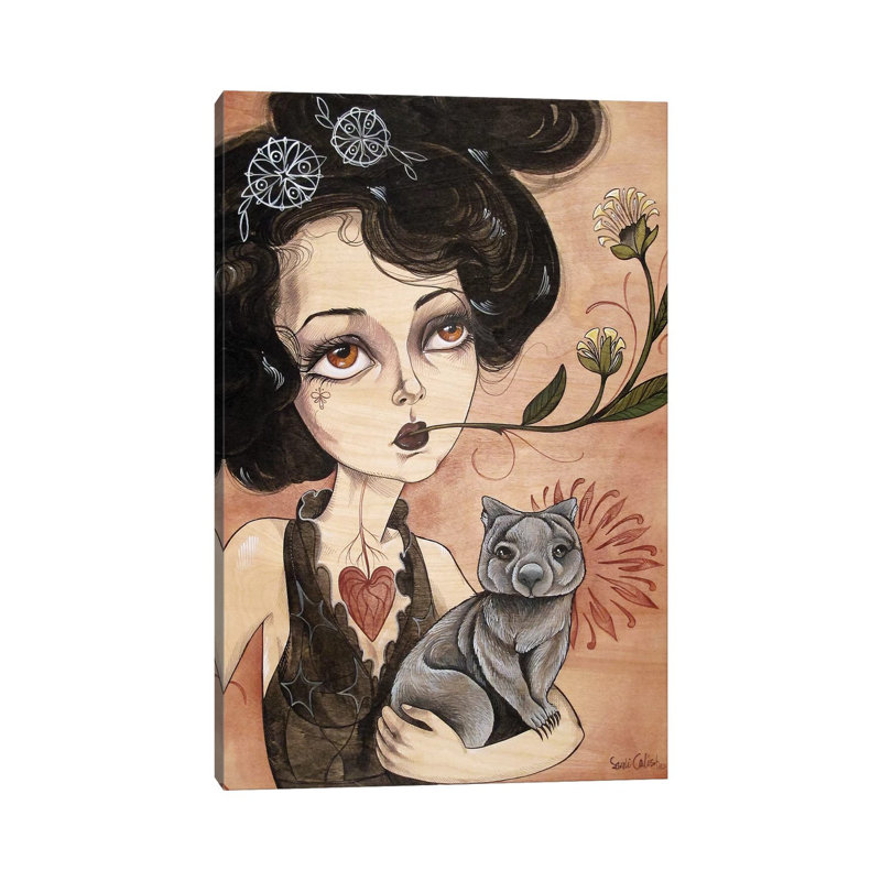 Grace by Sandi Calistro - No Frame Gallery-Wrapped Canvas Giclée on Canvas, 30.48cm H x 20.32cm W