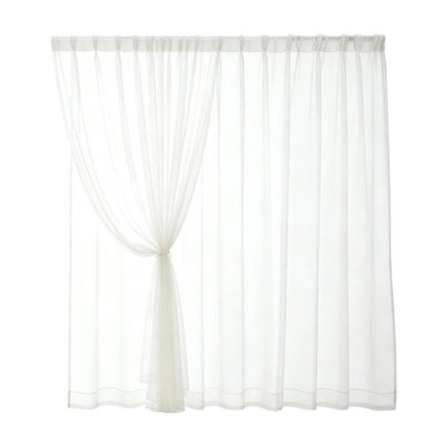 Pole Mounted Mesh Curtains For Scene Decoration Outdoor Curtains Mosquito-proof Gauze Curtains Wedding Pavilions And Sun-protective Gauze Curtains